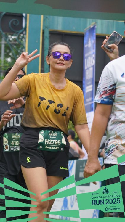 Race photo from Mangkunegaran Run 2025