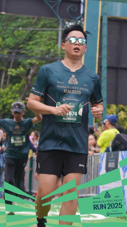 Race photo from Mangkunegaran Run 2025