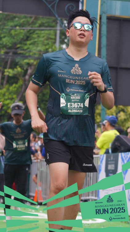 Race photo from Mangkunegaran Run 2025