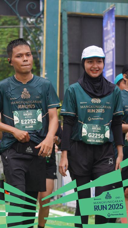 Race photo from Mangkunegaran Run 2025