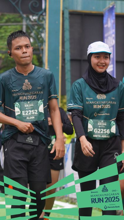 Race photo from Mangkunegaran Run 2025