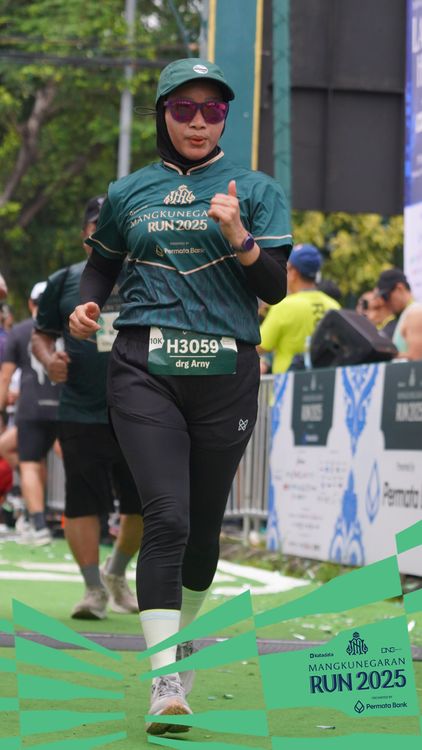 Race photo from Mangkunegaran Run 2025
