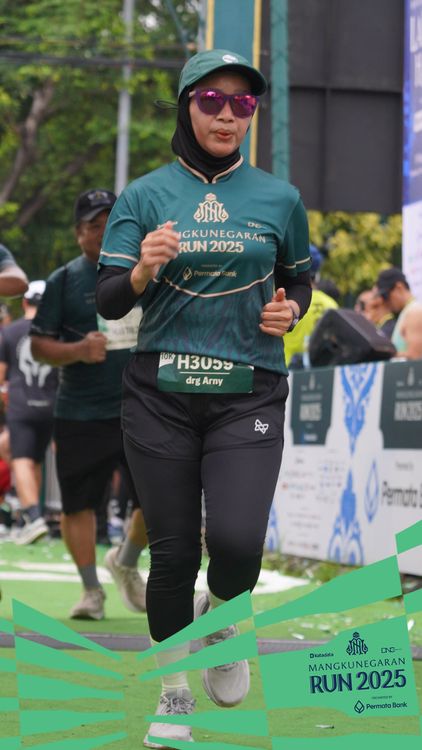 Race photo from Mangkunegaran Run 2025