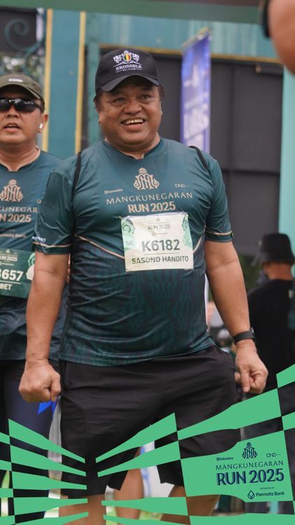 Race photo from Mangkunegaran Run 2025
