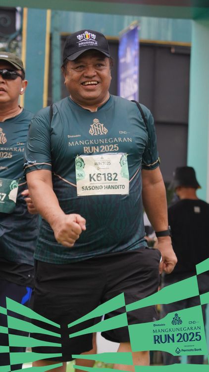 Race photo from Mangkunegaran Run 2025
