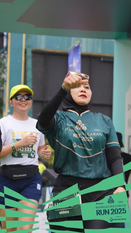 Race photo from Mangkunegaran Run 2025