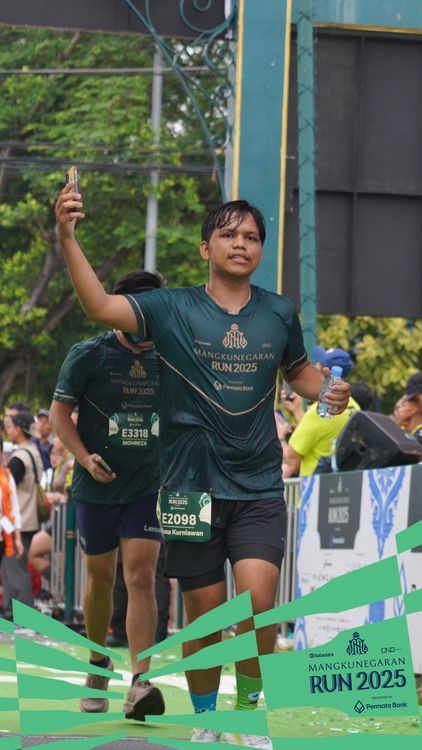 Race photo from Mangkunegaran Run 2025