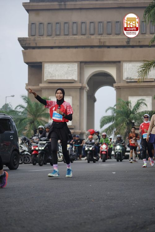 Race photo from Kediri Half Marathon 2025