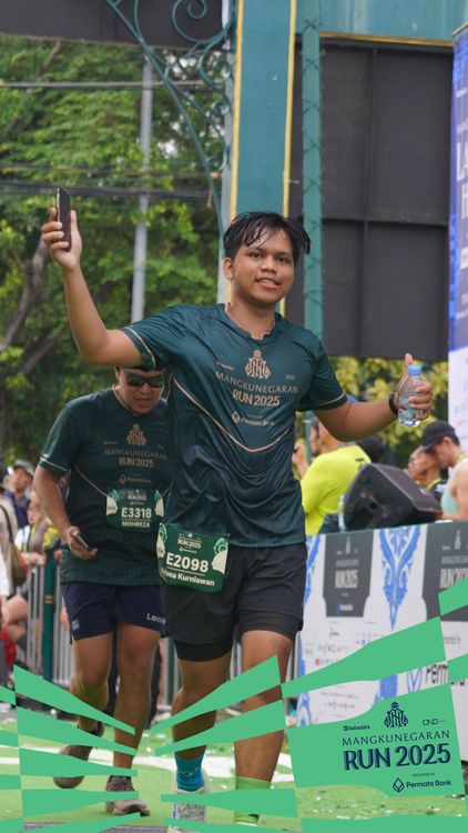 Race photo from Mangkunegaran Run 2025