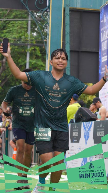 Race photo from Mangkunegaran Run 2025