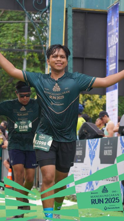 Race photo from Mangkunegaran Run 2025