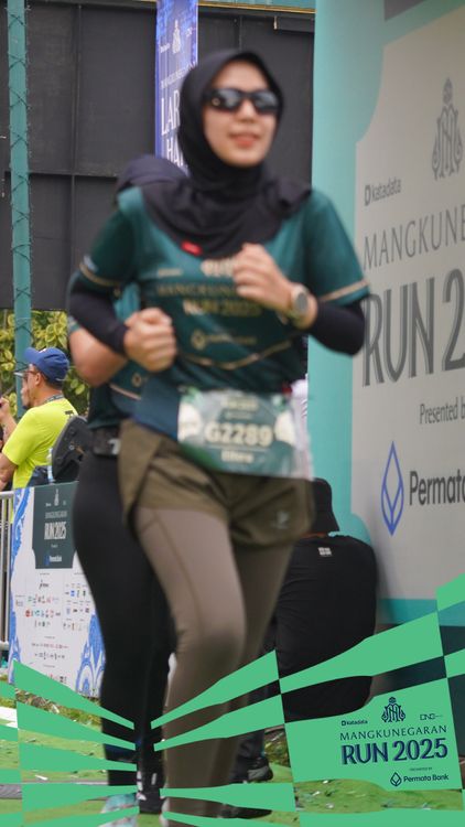 Race photo from Mangkunegaran Run 2025