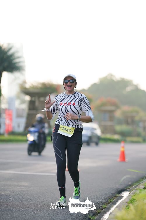 Race photo from Taman Budaya x BOGORUN 2025