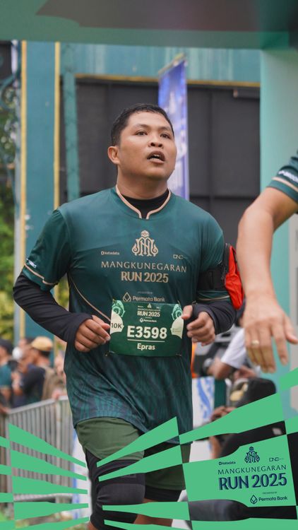 Race photo from Mangkunegaran Run 2025