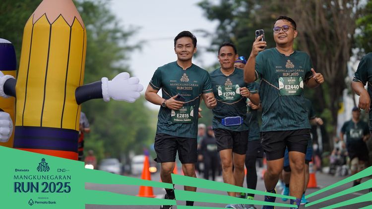 Race photo from Mangkunegaran Run 2025
