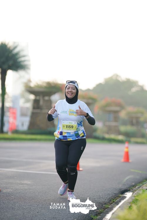 Race photo from Taman Budaya x BOGORUN 2025