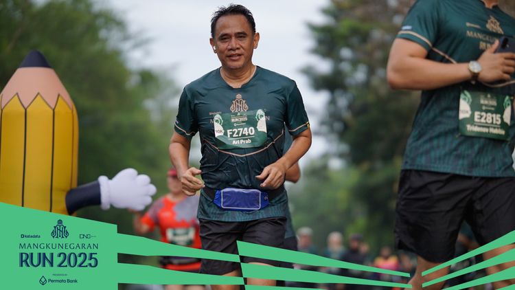 Race photo from Mangkunegaran Run 2025