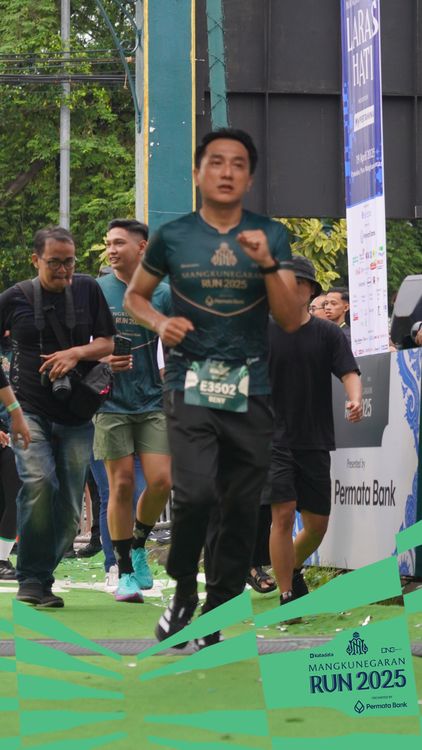 Race photo from Mangkunegaran Run 2025