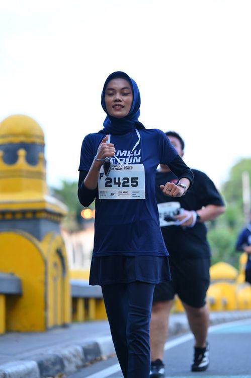 Race photo from KEMLU RUN 2025