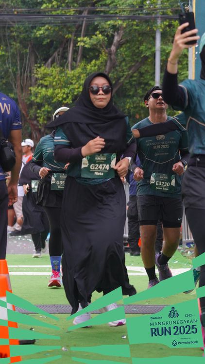 Race photo from Mangkunegaran Run 2025