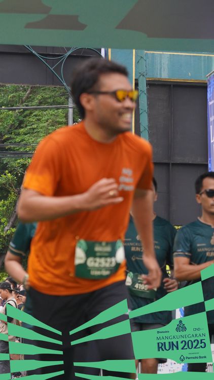 Race photo from Mangkunegaran Run 2025