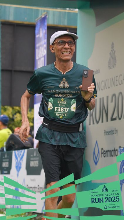 Race photo from Mangkunegaran Run 2025