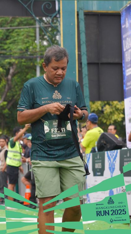 Race photo from Mangkunegaran Run 2025