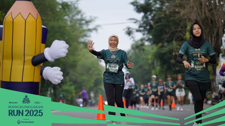 Race photo from Mangkunegaran Run 2025
