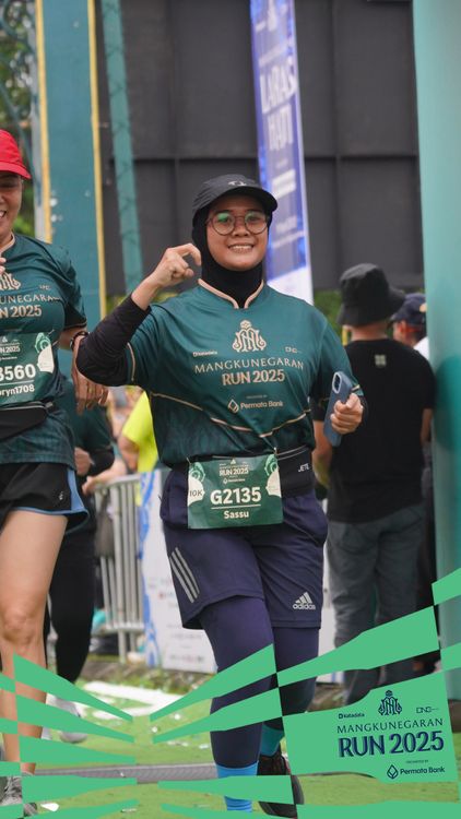 Race photo from Mangkunegaran Run 2025