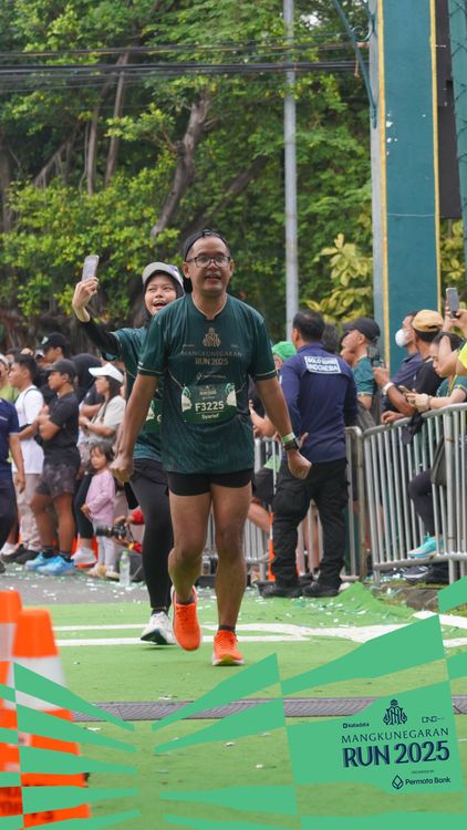 Race photo from Mangkunegaran Run 2025