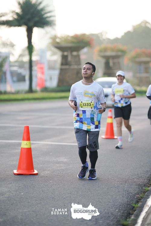 Race photo from Taman Budaya x BOGORUN 2025
