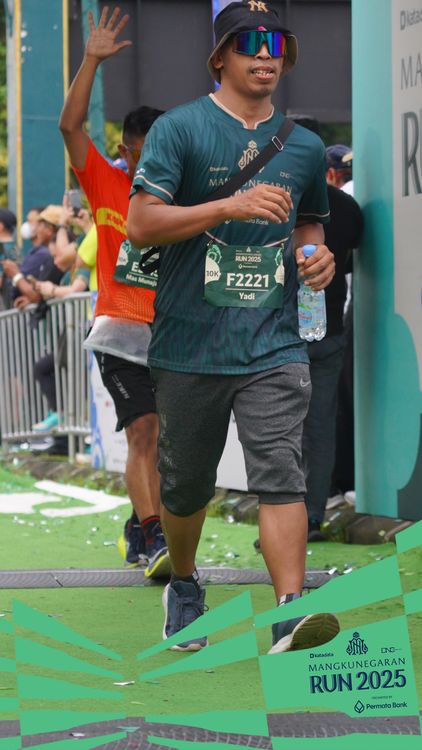 Race photo from Mangkunegaran Run 2025