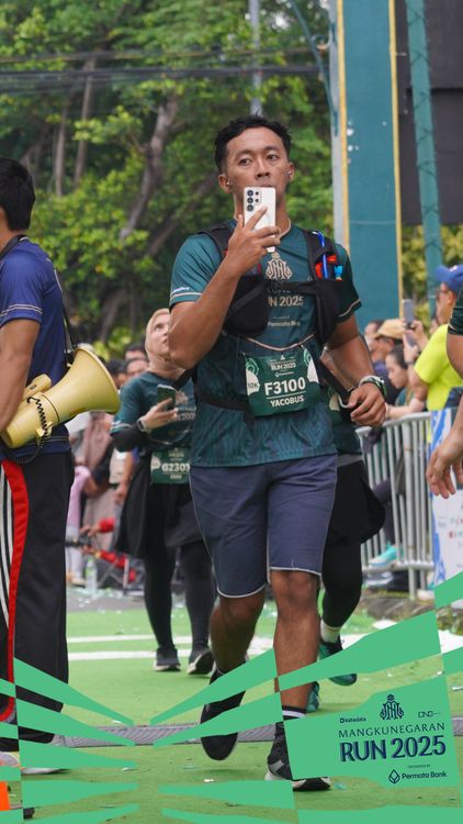Race photo from Mangkunegaran Run 2025