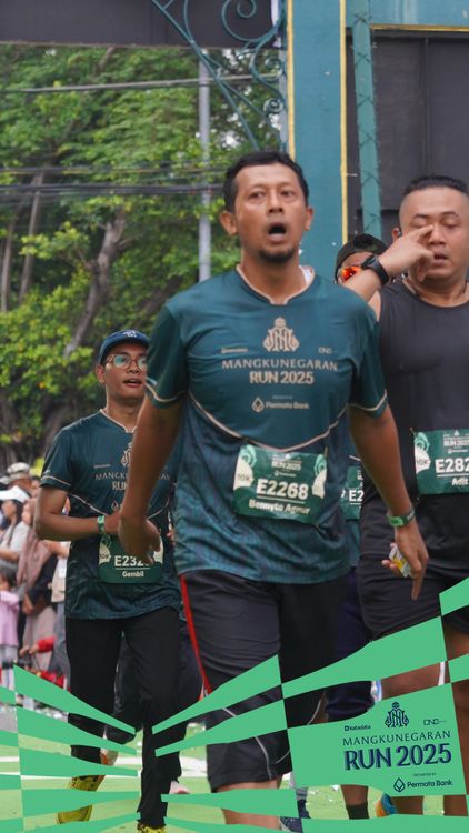 Race photo from Mangkunegaran Run 2025