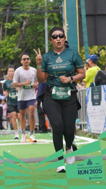 Race photo from Mangkunegaran Run 2025