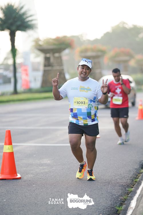 Race photo from Taman Budaya x BOGORUN 2025