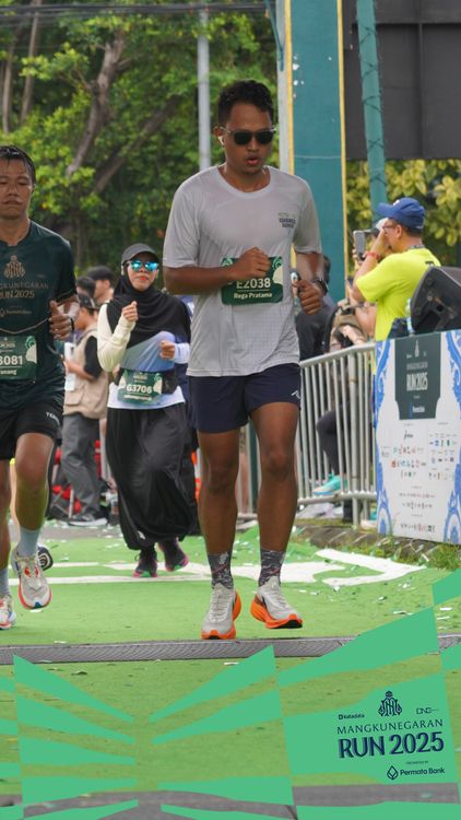Race photo from Mangkunegaran Run 2025