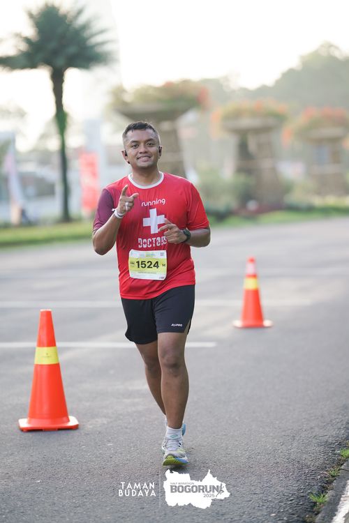 Race photo from Taman Budaya x BOGORUN 2025