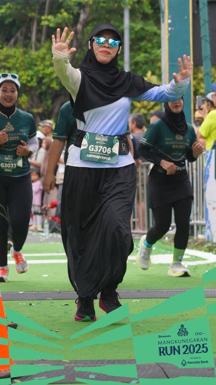 Race photo from Mangkunegaran Run 2025