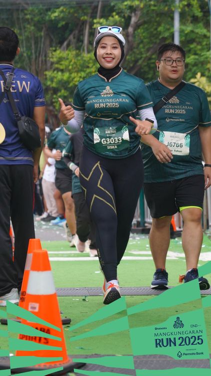 Race photo from Mangkunegaran Run 2025