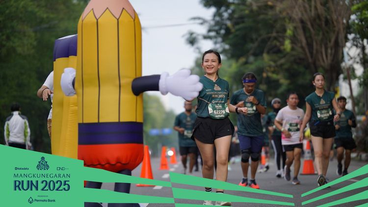 Race photo from Mangkunegaran Run 2025