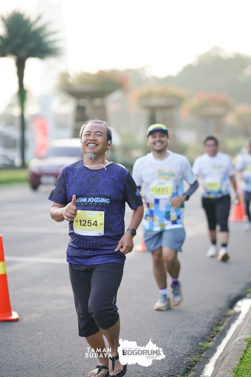 Race photo from Taman Budaya x BOGORUN 2025