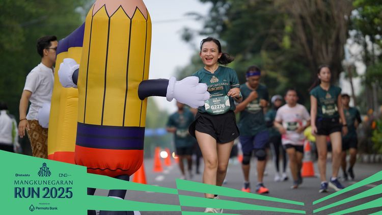 Race photo from Mangkunegaran Run 2025