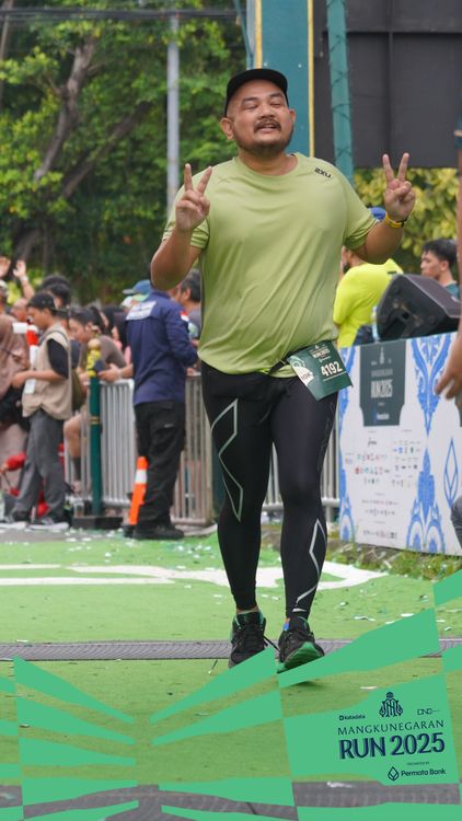 Race photo from Mangkunegaran Run 2025