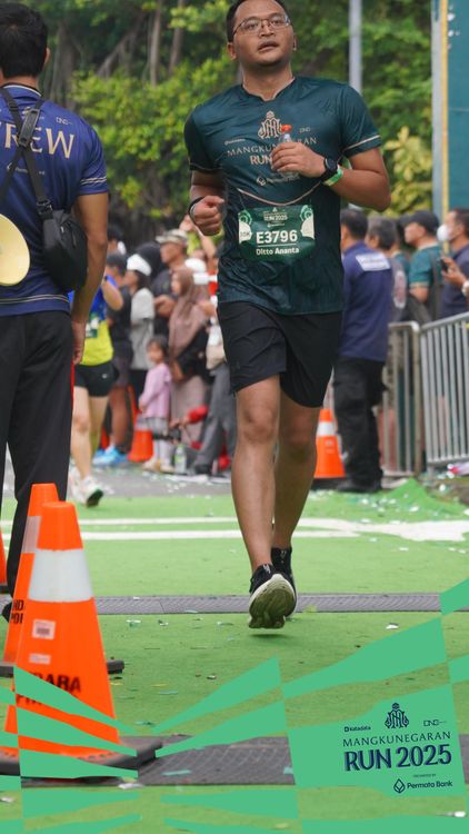 Race photo from Mangkunegaran Run 2025