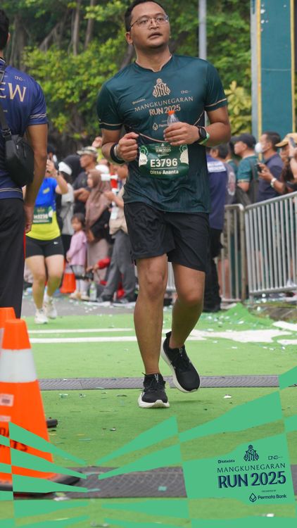 Race photo from Mangkunegaran Run 2025