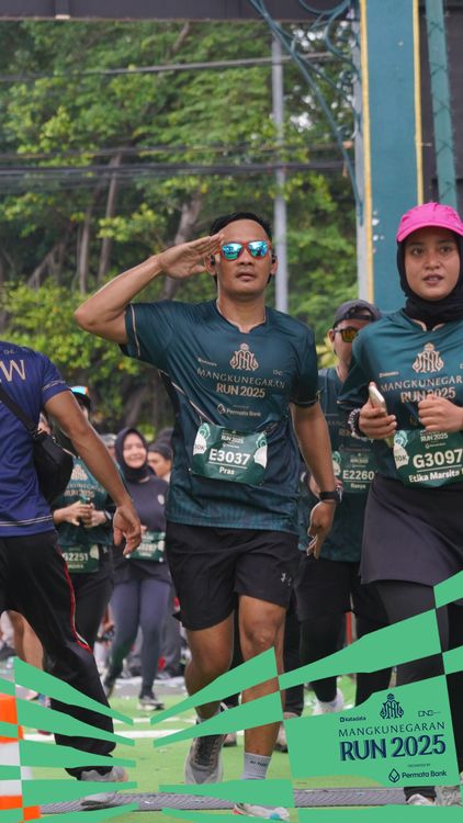 Race photo from Mangkunegaran Run 2025