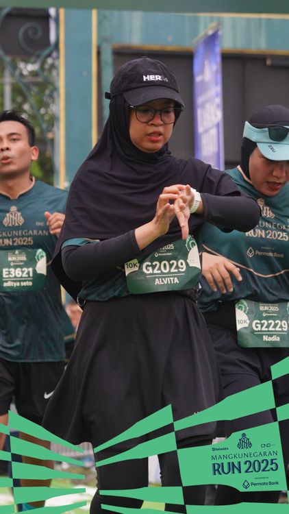 Race photo from Mangkunegaran Run 2025