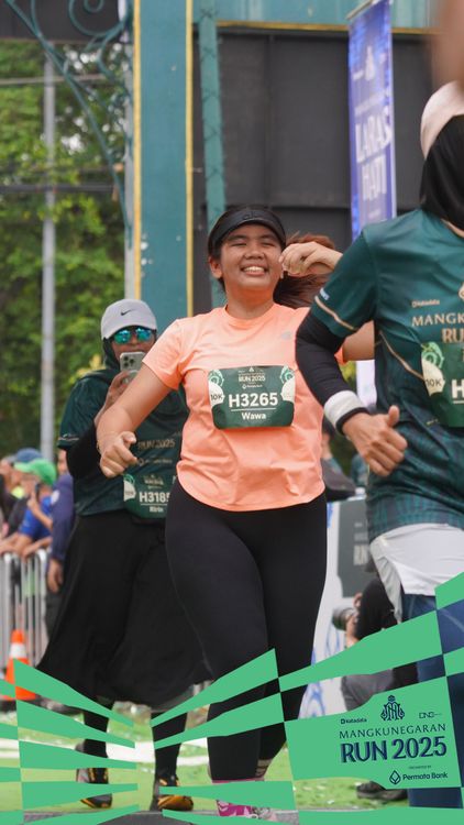 Race photo from Mangkunegaran Run 2025