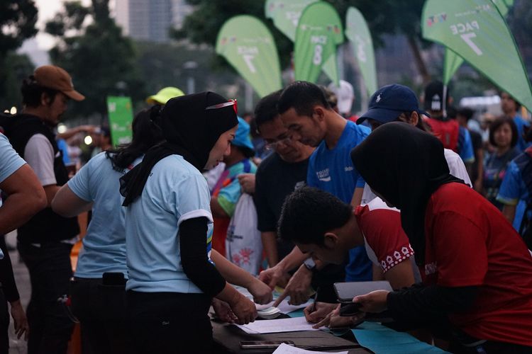 Race photo from Lari Bareng Yuk!